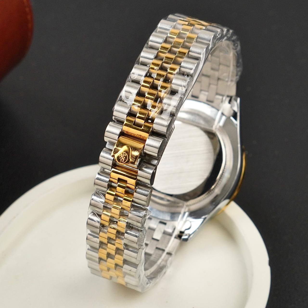 RLX Men - Date Only - Two Tone Black Dial GRR