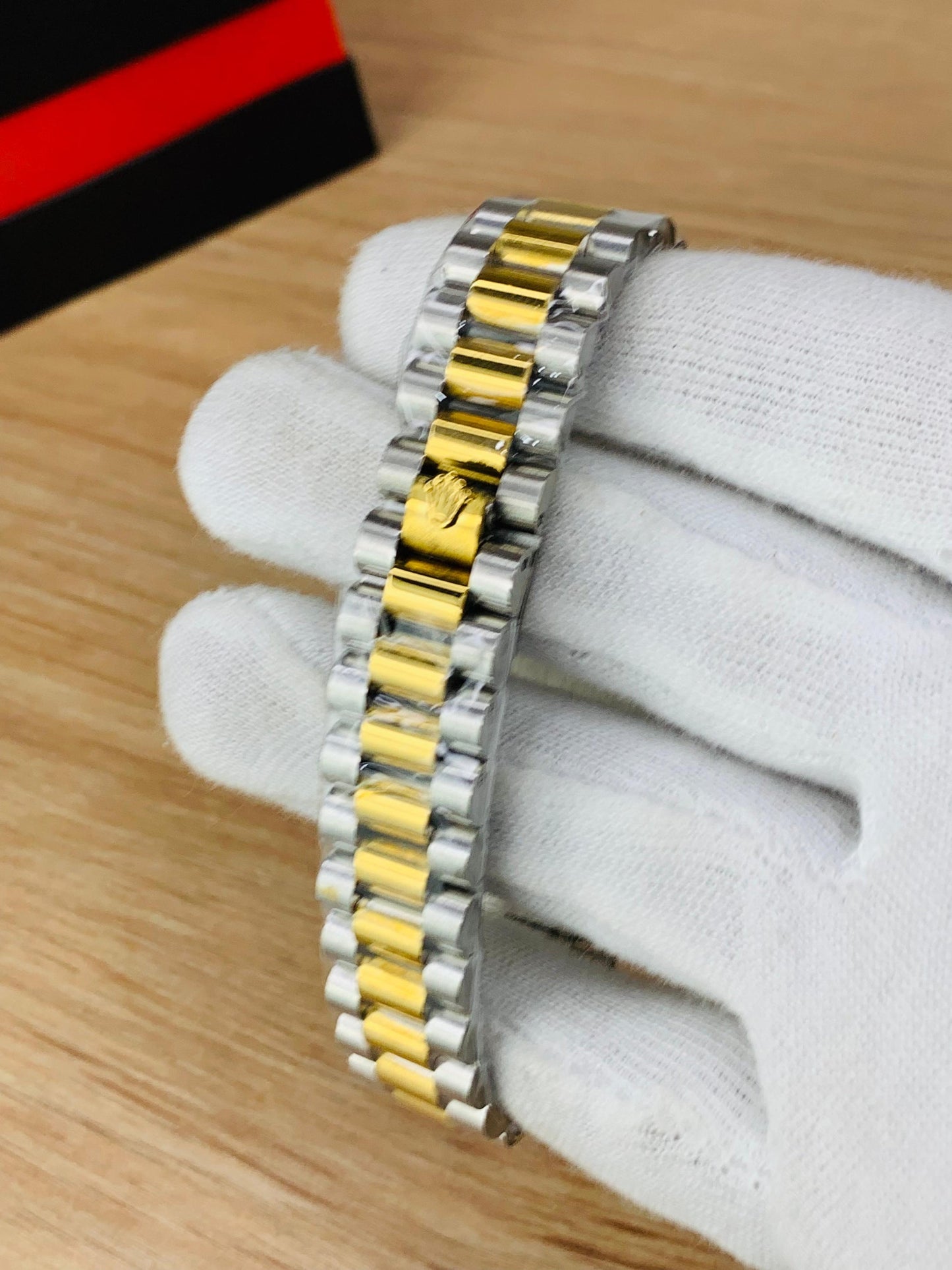 RLX Men - Date Only - Two Tone Black Dial