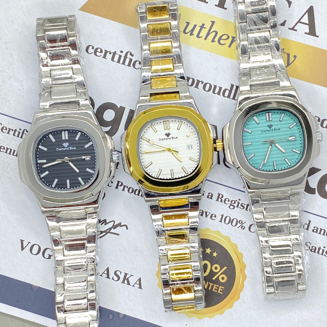 Classic Design Top Quality Stainless Steel Made Analog Time Chain Watch For Men