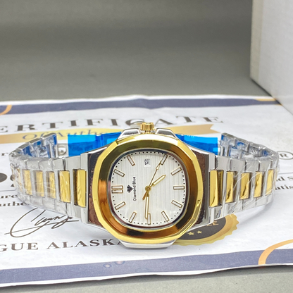 Classic Design Top Quality Stainless Steel Made Analog Time Chain Watch For Men