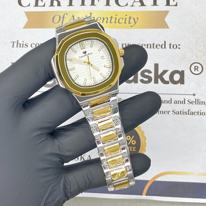 Classic Design Top Quality Stainless Steel Made Analog Time Chain Watch For Men