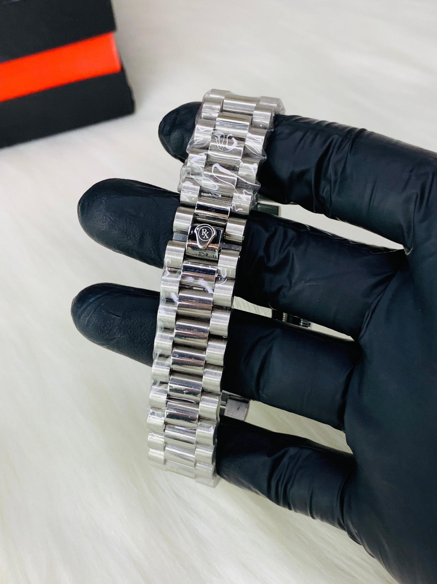 RLX Men - Date Only - Silver With Patrick Blue Dial