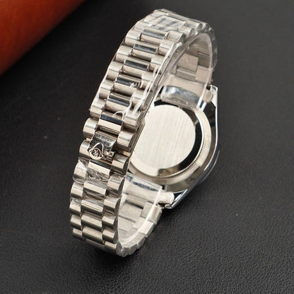 RLX Men - Date Only - Silver With Green Dial