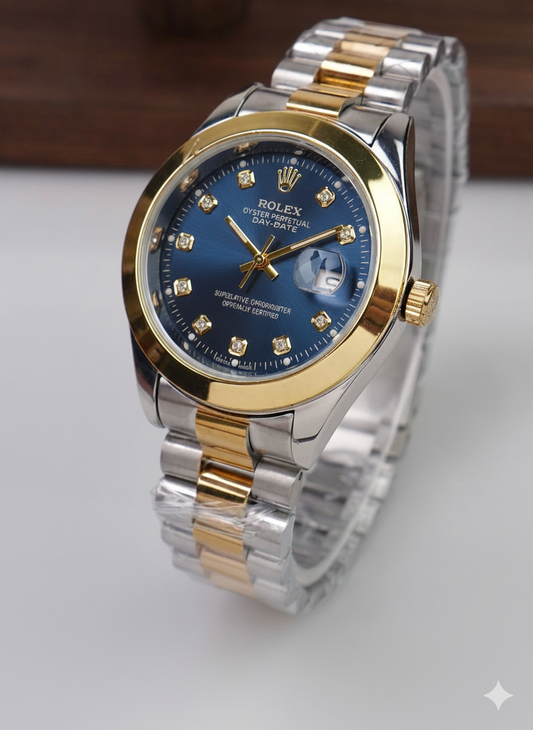 RLX Men - Date Only - Two Tone Blue Dial