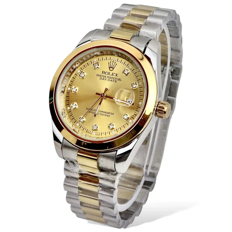 RLX Men - Date Only - Two Tone Golden Dial